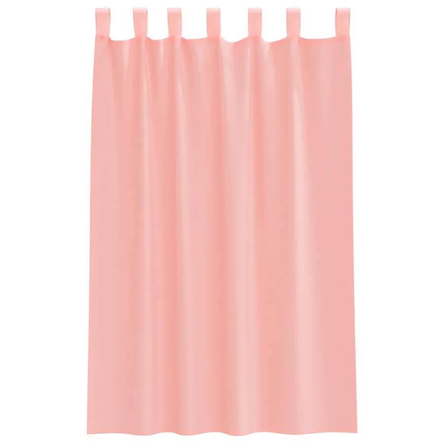 Rideaux en voile avec boucles 2 pcs rose 140x175 cm - 4