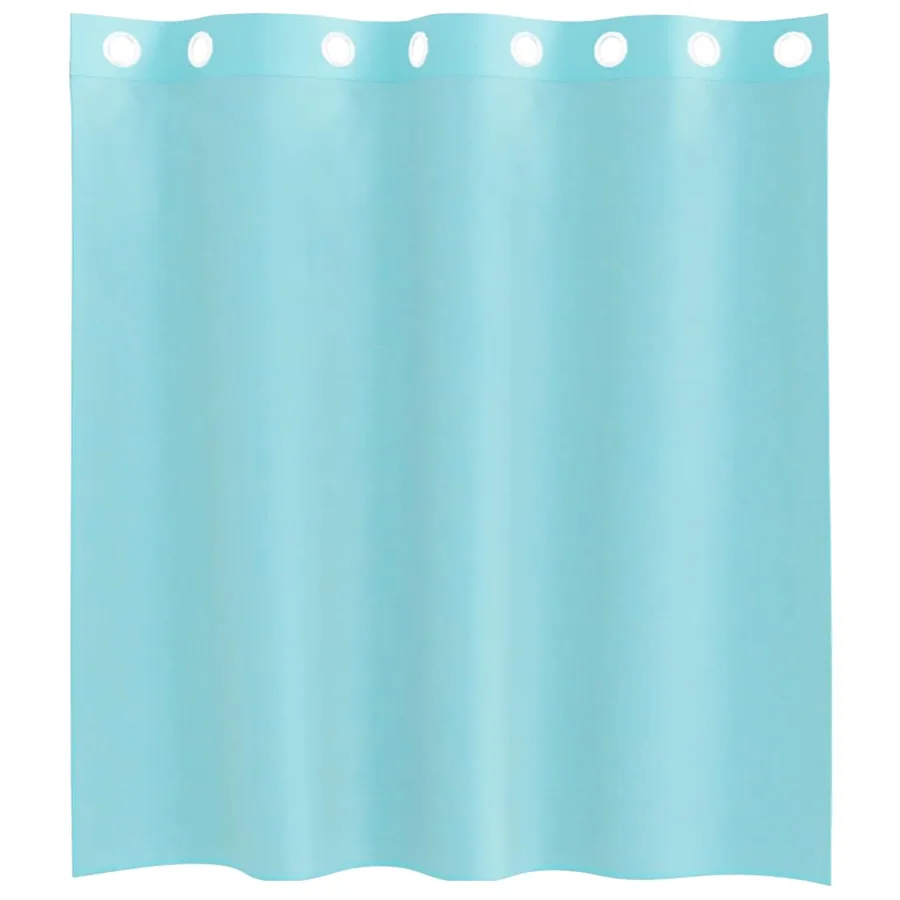 Rideaux en voile avec œillets 2 pcs turquoise - 4