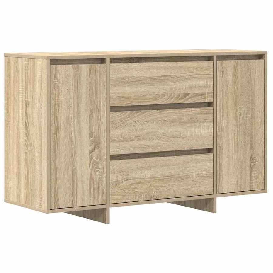 Buffet Chêne Sonoma 120 x 41 x 75 cm Bois d'ingénierie - 2