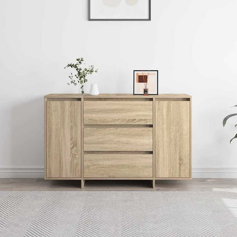 Buffet Chêne Sonoma 120 x 41 x 75 cm Bois d'ingénierie - 4