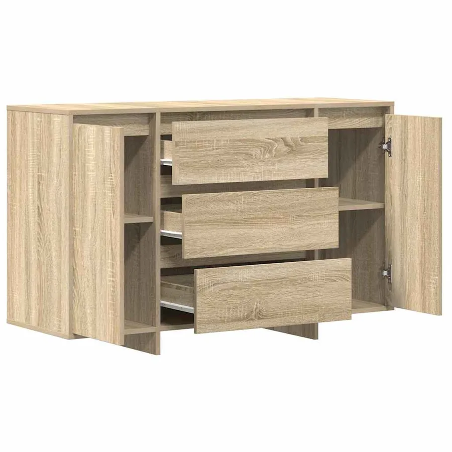 Buffet Chêne Sonoma 120 x 41 x 75 cm Bois d'ingénierie - 5