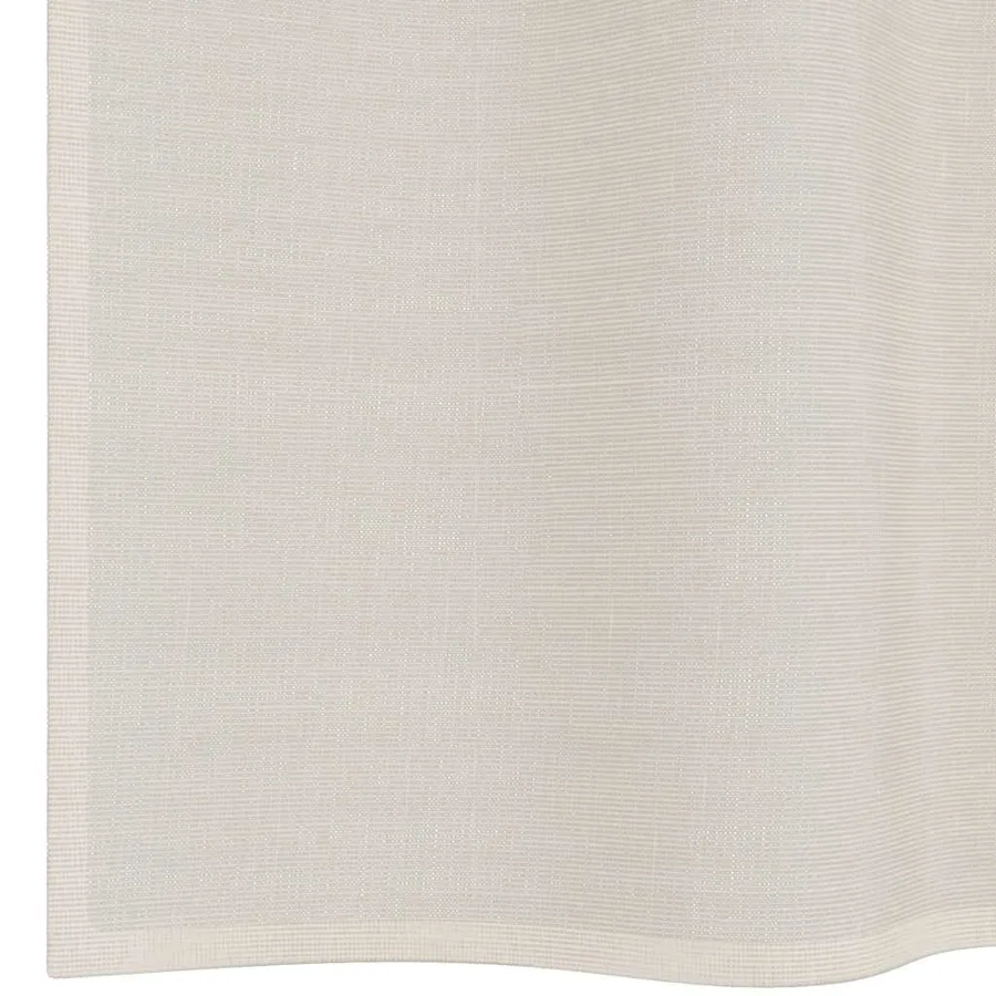 Rideaux en voile avec œillets 2 pcs crème 140x140 cm - 6