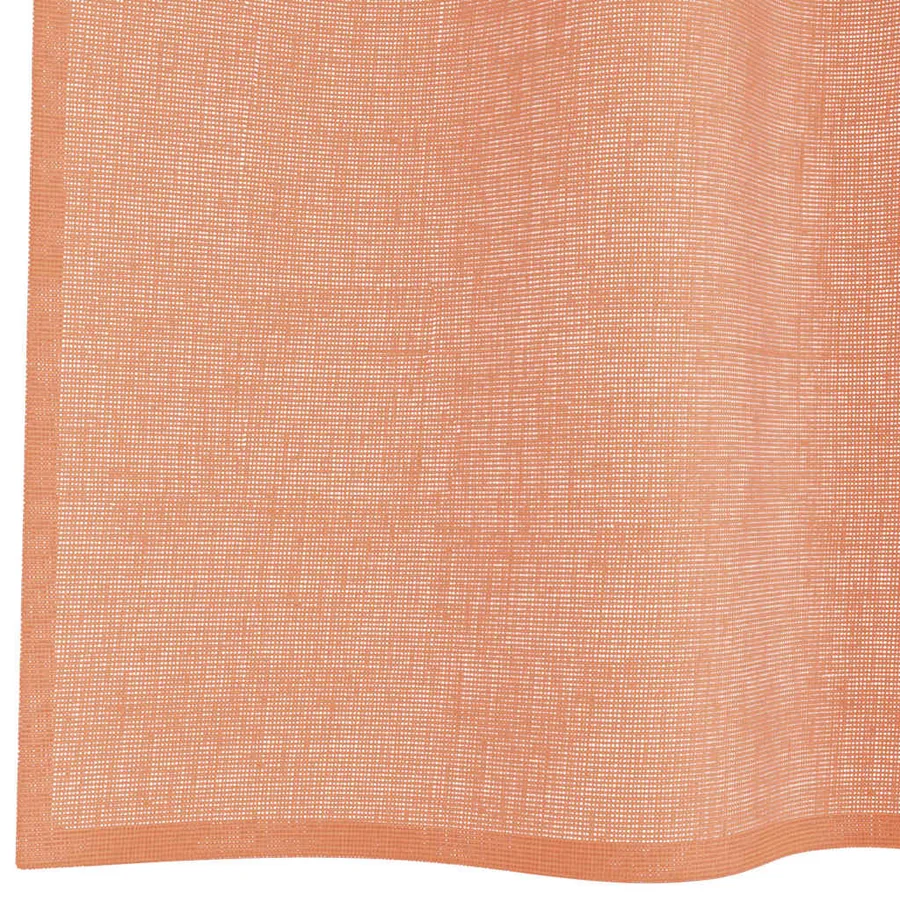 Rideaux en voile avec boucles 2 pcs terre cuite 140x140 cm - 6
