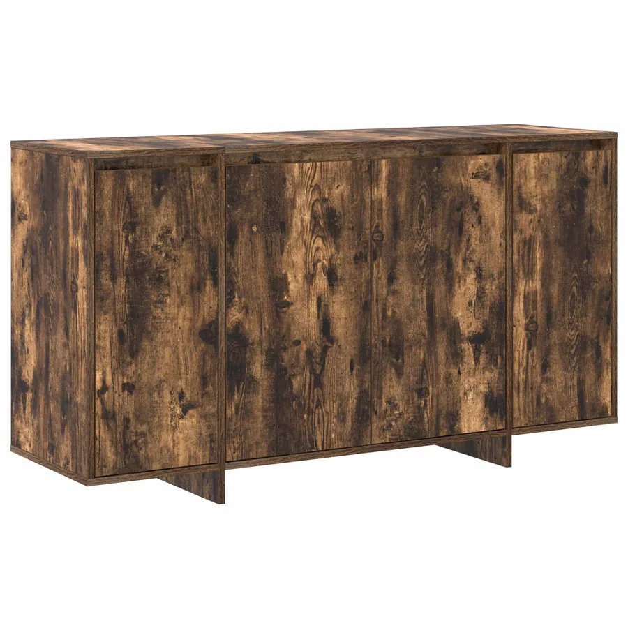 Buffet Chêne fumé 135 x 41 x 75 cm Bois d'ingénierie - 2