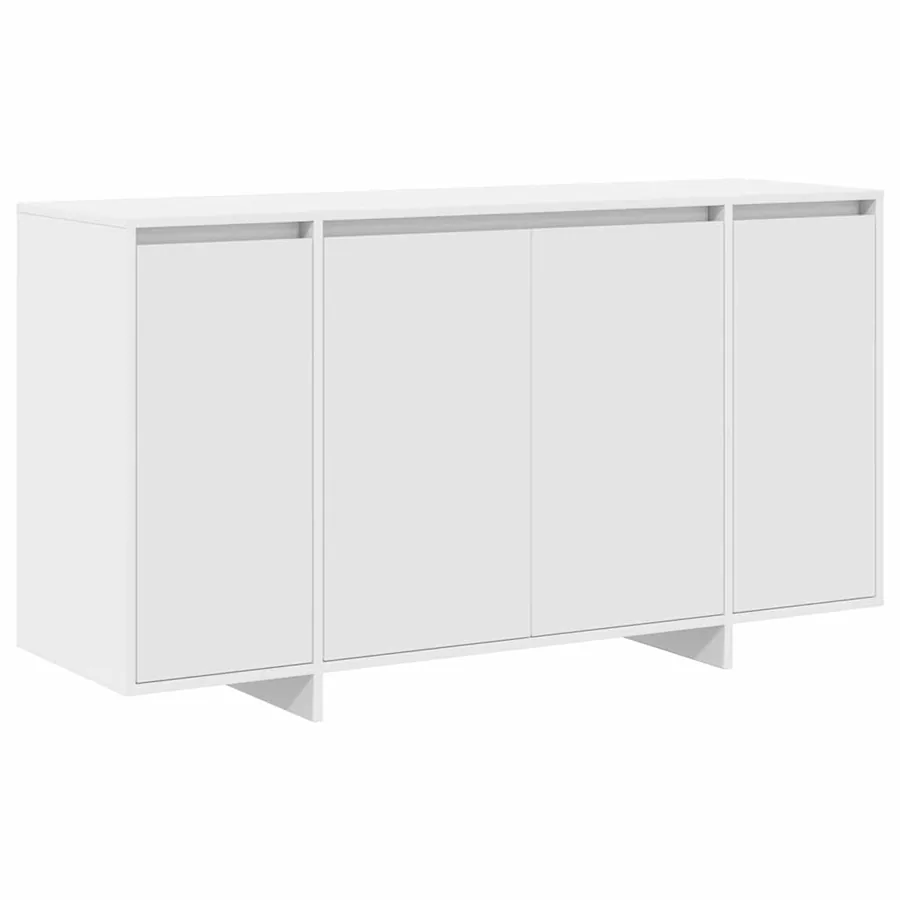 Buffet Blanc 135 x 41 x 75 cm Bois d'ingénierie - 2
