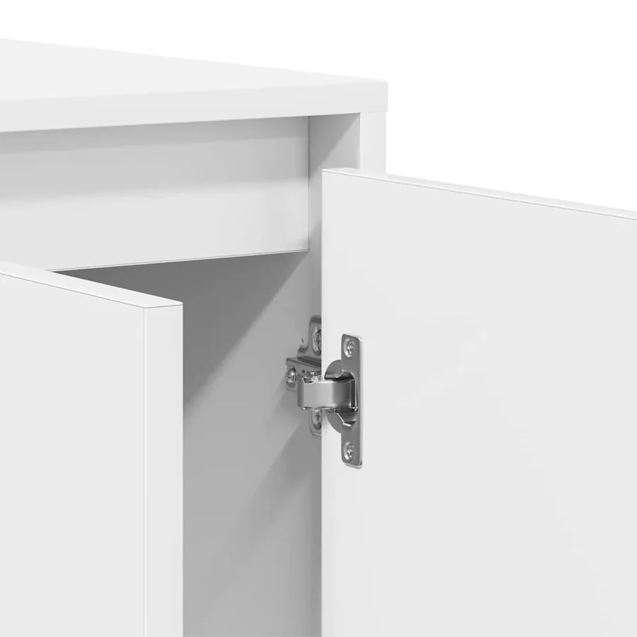 Buffet Blanc 135 x 41 x 75 cm Bois d'ingénierie - 8