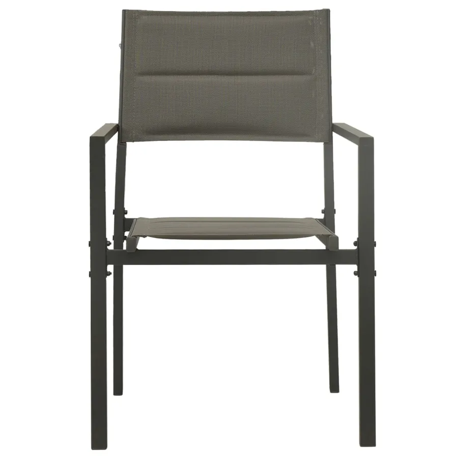Ensemble à manger d'extérieur 3 pcs Acier - 6