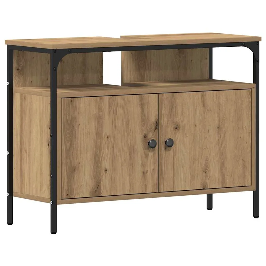 Meubles de salle de bain 3 pc Marron 80 x 30 x 60 cm - 7