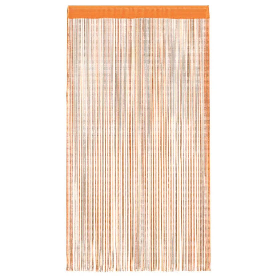 Rideau en fils 2 pcs 140 x 250 cm orange - 4