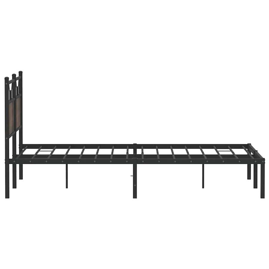 Cadre de lit sans matelas chêne marron 140x190 cm - 7