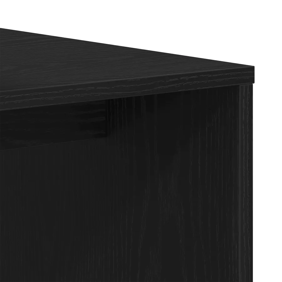 Tables gigognes Chêne noir 100 x 48 x 40 cm Bois d'ingénierie - 8