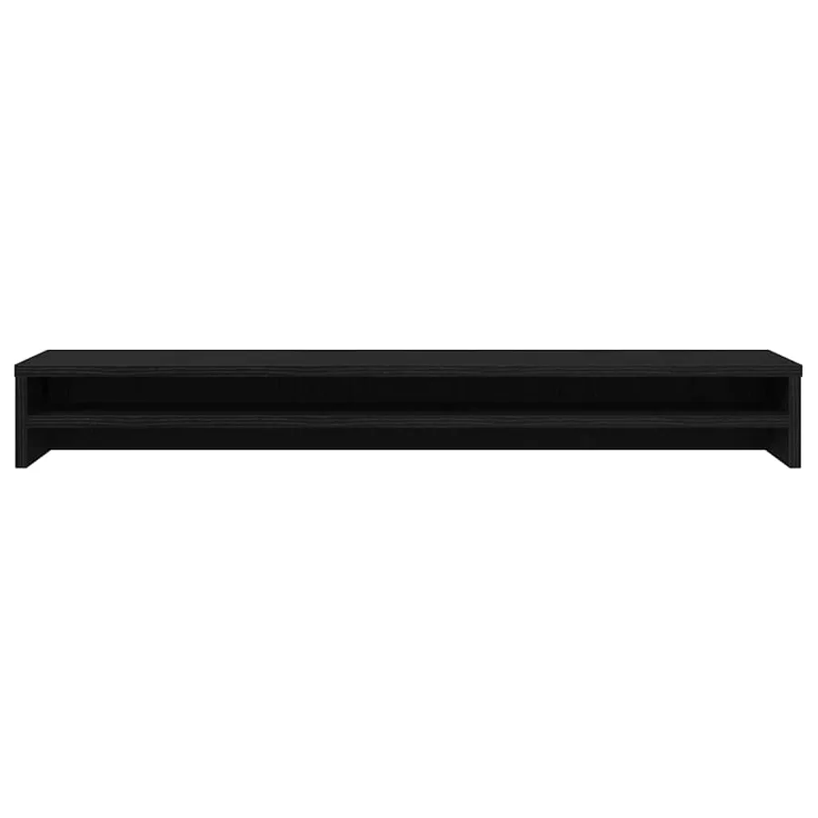 Support d'écran en chêne noir 100 x 24 x 13 cm Bois d'ingénierie - 5