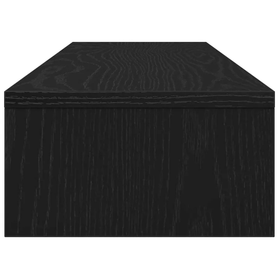 Support d'écran en chêne noir 100 x 24 x 13 cm Bois d'ingénierie - 6