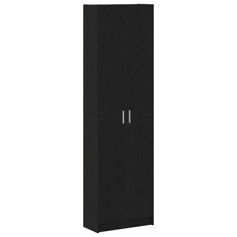 Armoire Chêne noir 55 x 25 x 189 cm Bois d'ingénierie - 2