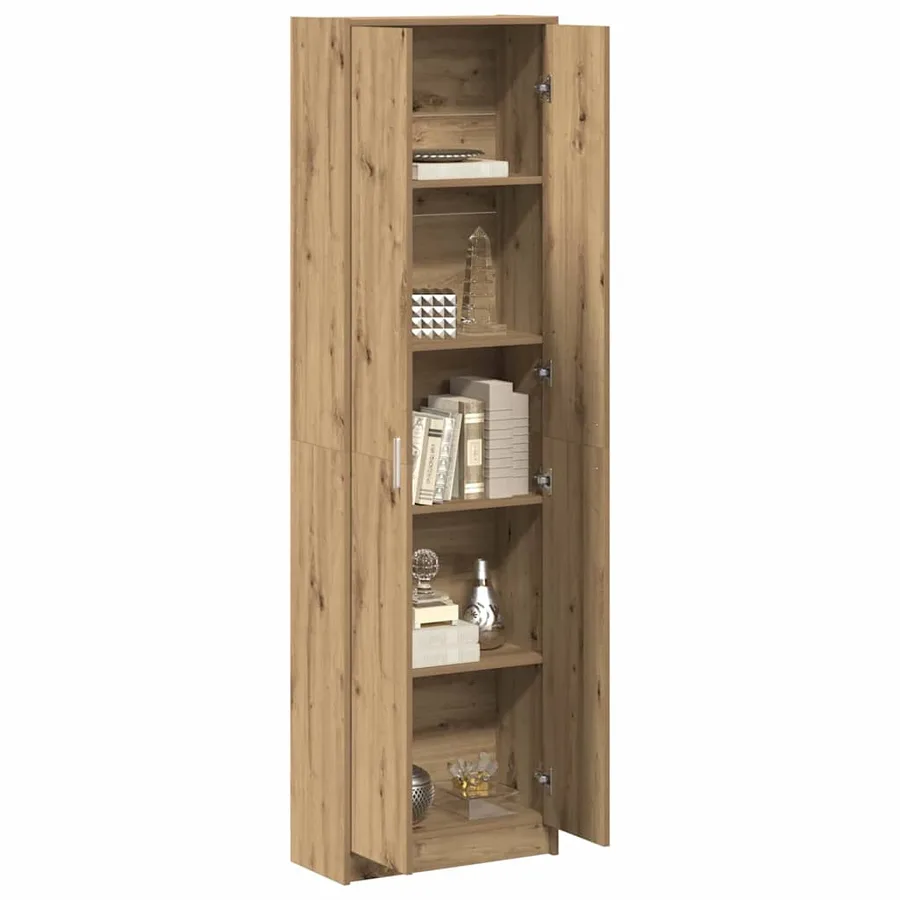 Armoire Chêne artisanal 55 x 25 x 189 cm Bois d'ingénierie - 3