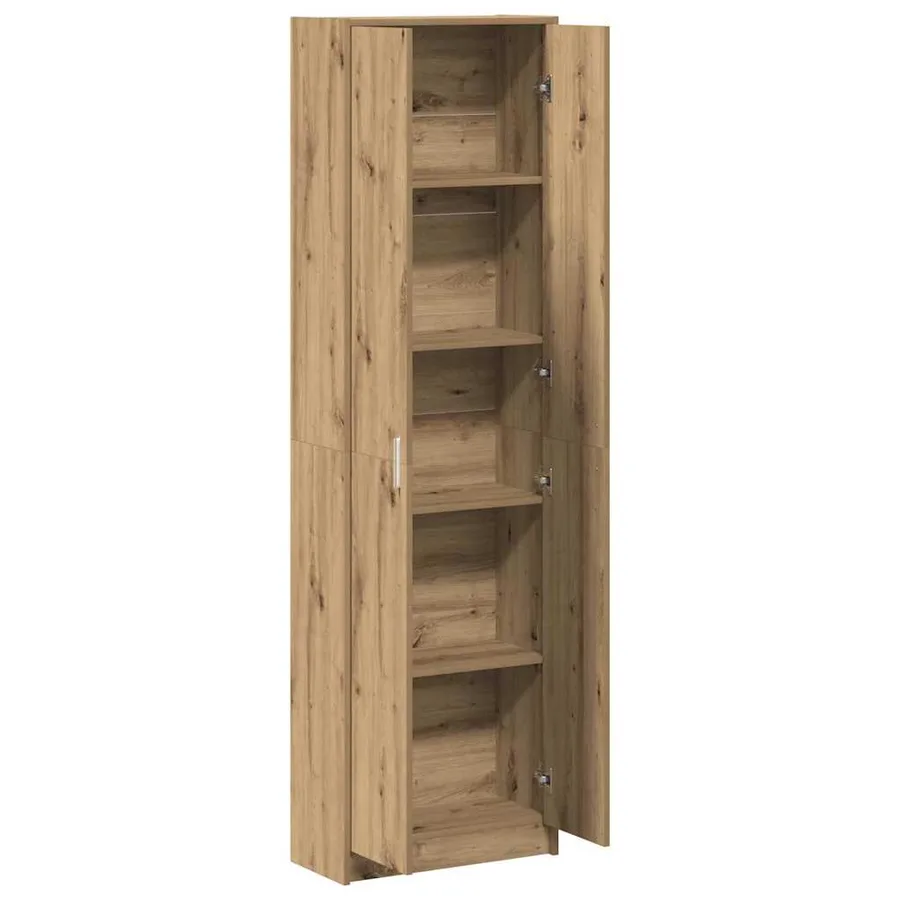Armoire Chêne artisanal 55 x 25 x 189 cm Bois d'ingénierie - 5
