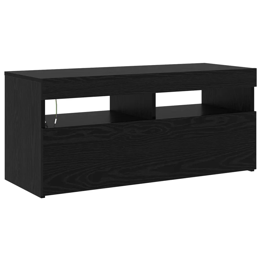 Meuble TV 2 pcs Chêne noir 230 x 36,5 x 40 cm Bois d'ingénierie - 7
