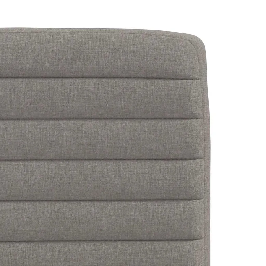 Chaises à manger lot de 2 taupe tissu - 7