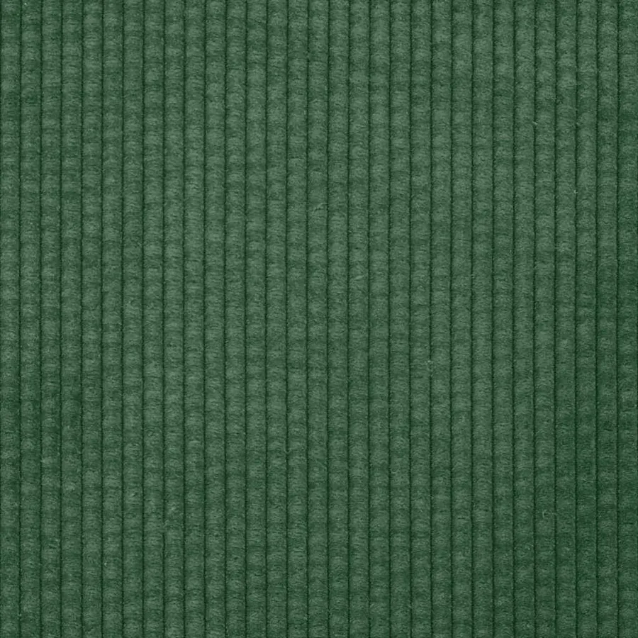 Canapé causeuse vert foncé 109 cm tissu velours côtelé - 7