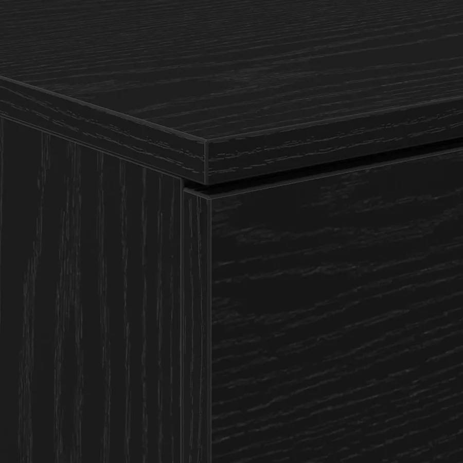 Cabinet de chevet avec tiroir 2 pcs Chêne noir 40 x 65 x 65 cm - 10