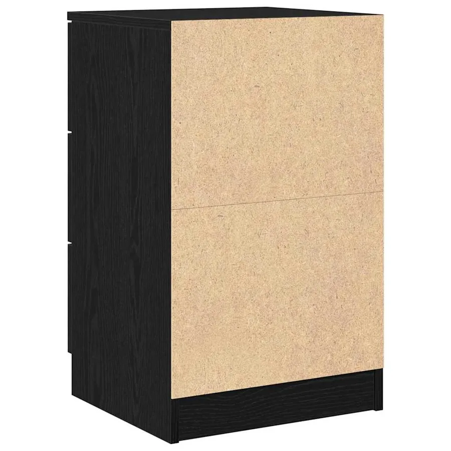 Cabinet de chevet avec tiroir 2 pcs Chêne noir 40 x 65 x 65 cm - 9