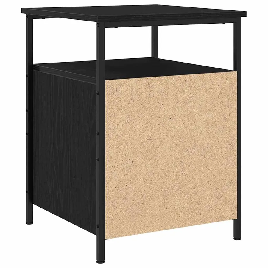 Cabinet de chevet 2 pcs Chêne noir 34 x 35,5 x 50 cm - 5