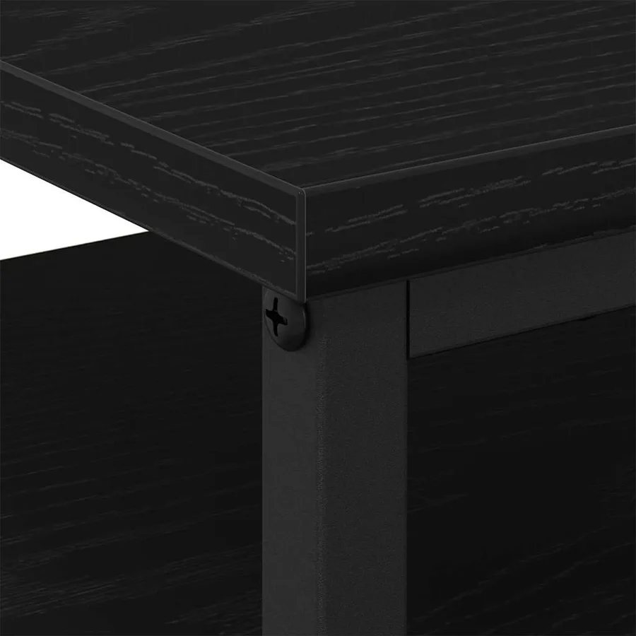 Cabinet de chevet 2 pcs Chêne noir 34 x 35,5 x 50 cm - 6