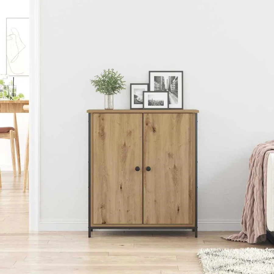 Buffet Chêne artisanal 70 x 30 x 80 cm Bois d'ingénierie - 4