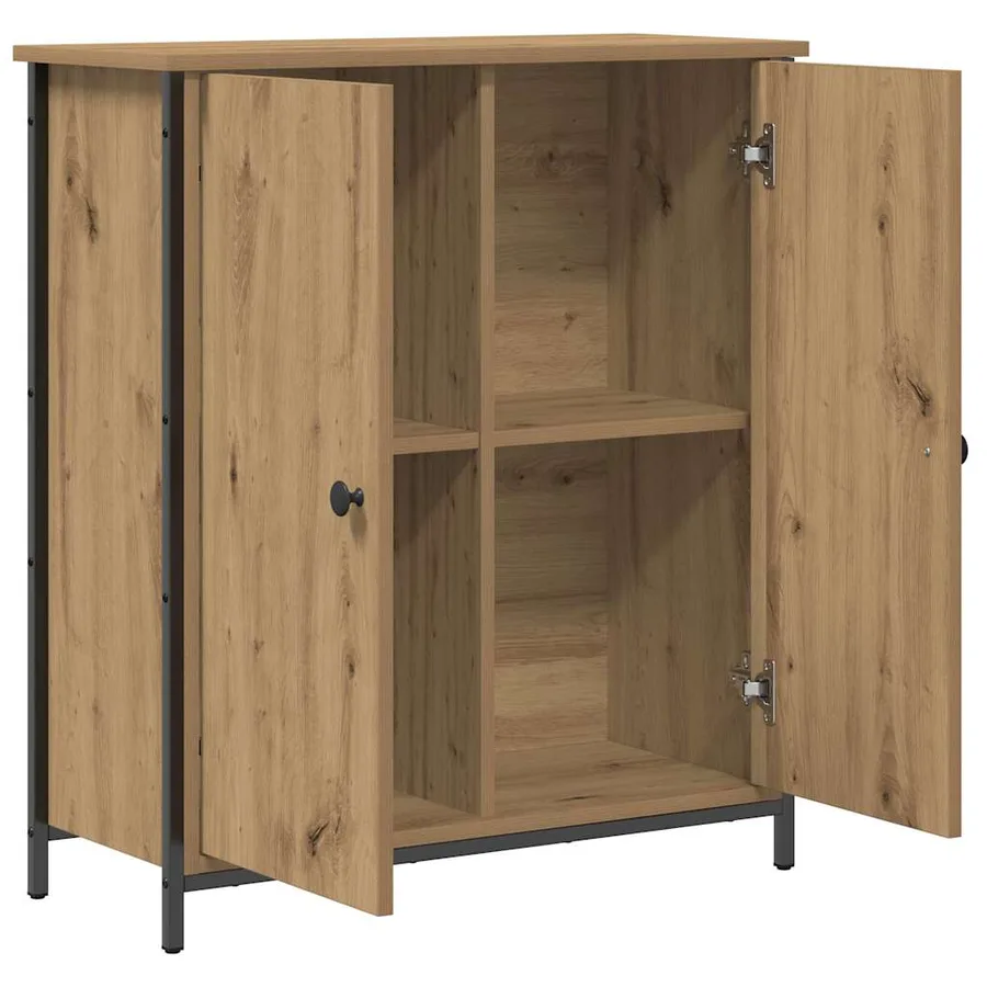 Buffet Chêne artisanal 70 x 30 x 80 cm Bois d'ingénierie - 5