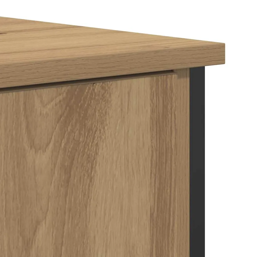 Buffet Chêne artisanal 70 x 30 x 80 cm Bois d'ingénierie - 9