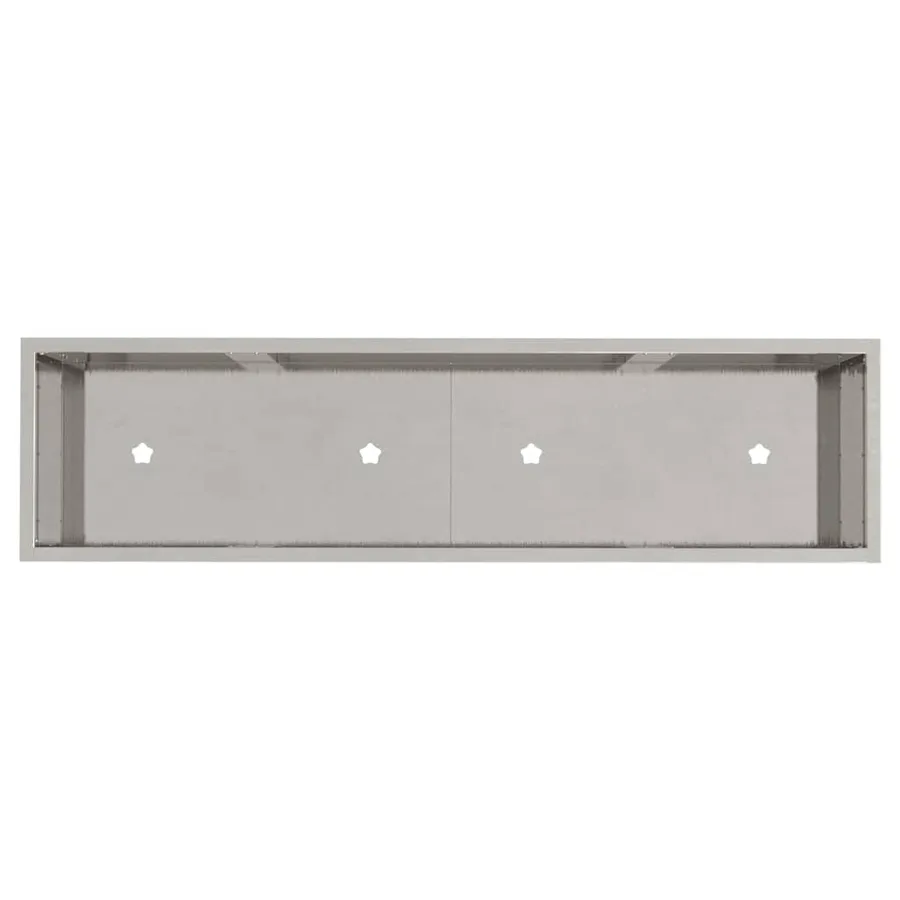 Bac de jardin surélevé Argent 100 x 26 x 82 cm Acier inoxydable - 7
