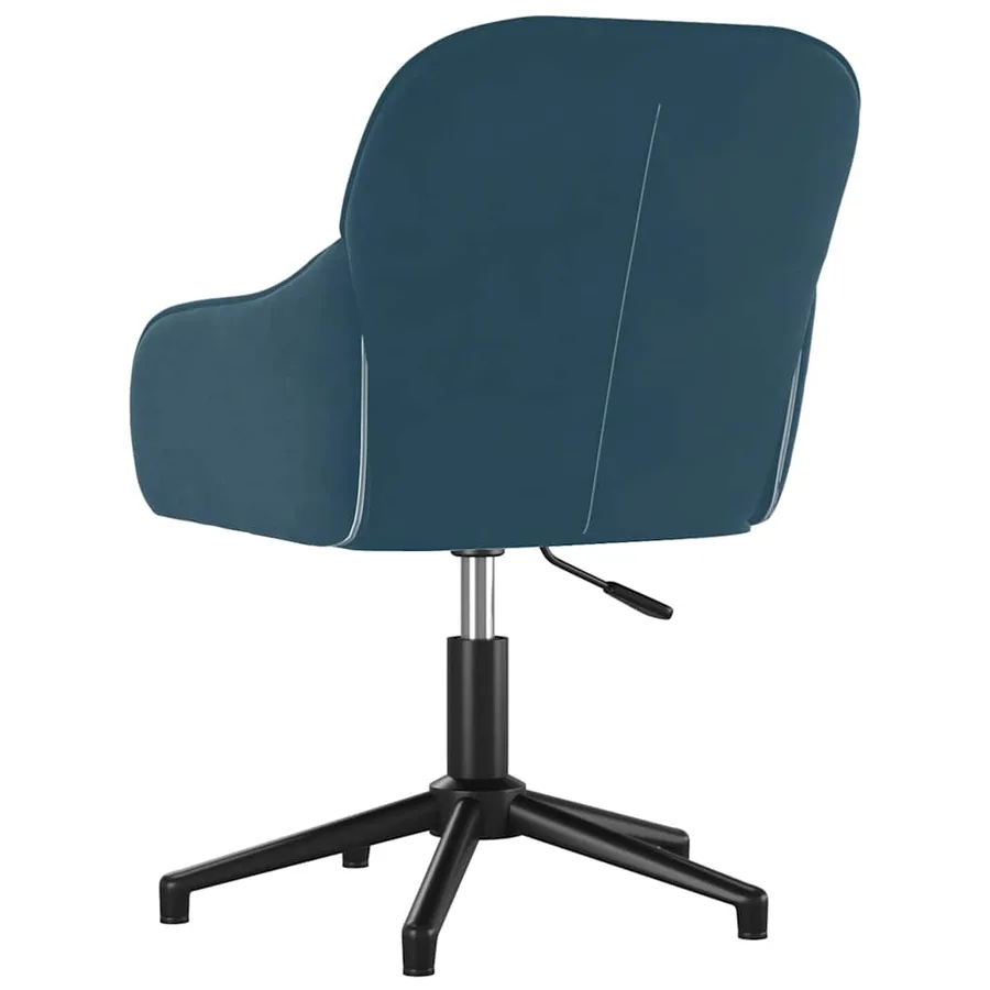 Chaises pivotantes à manger lot de 2 Bleu Velours - 6