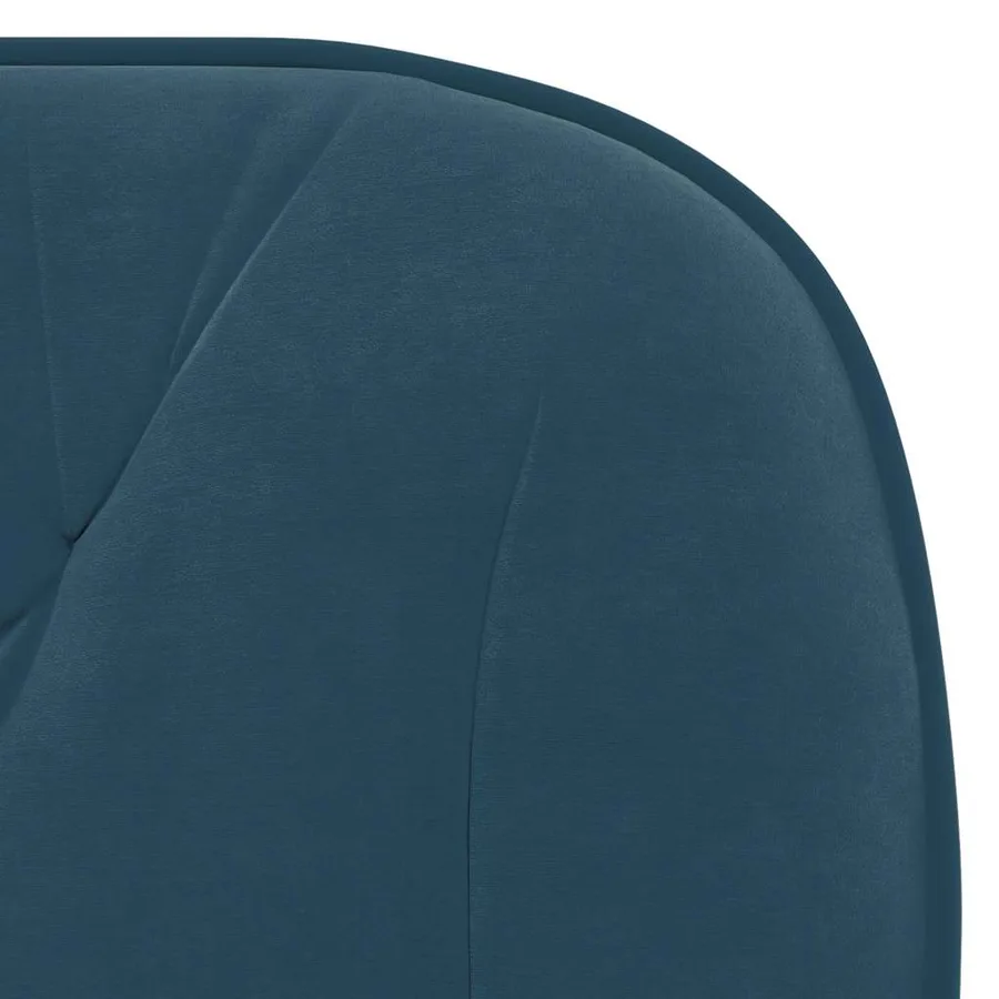 Chaises pivotantes à manger lot de 2 Bleu Velours - 8