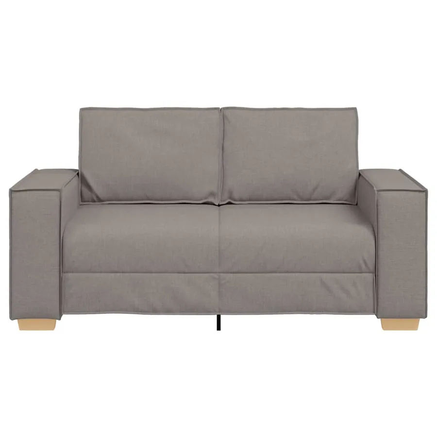 Canapé 2 places Taupe 160x78x84 cm Tissu - 4