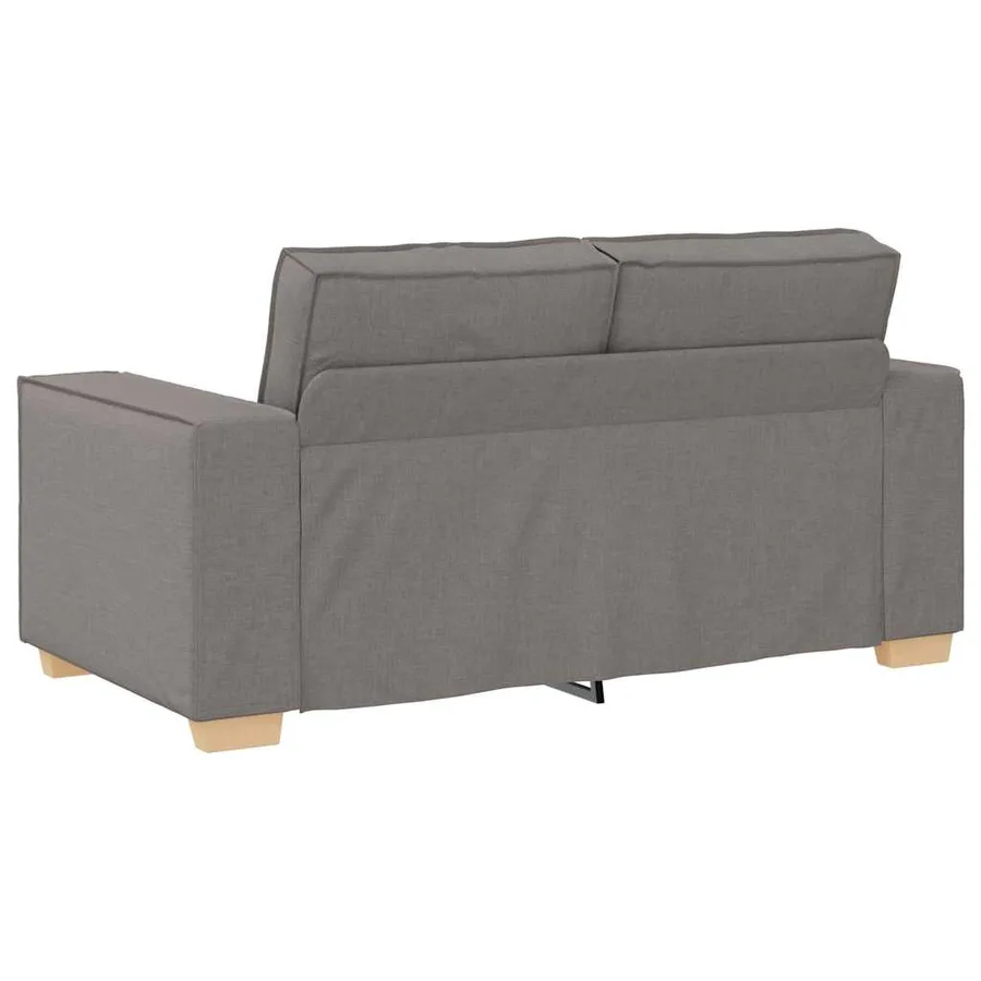 Canapé 2 places Taupe 160x78x84 cm Tissu - 5
