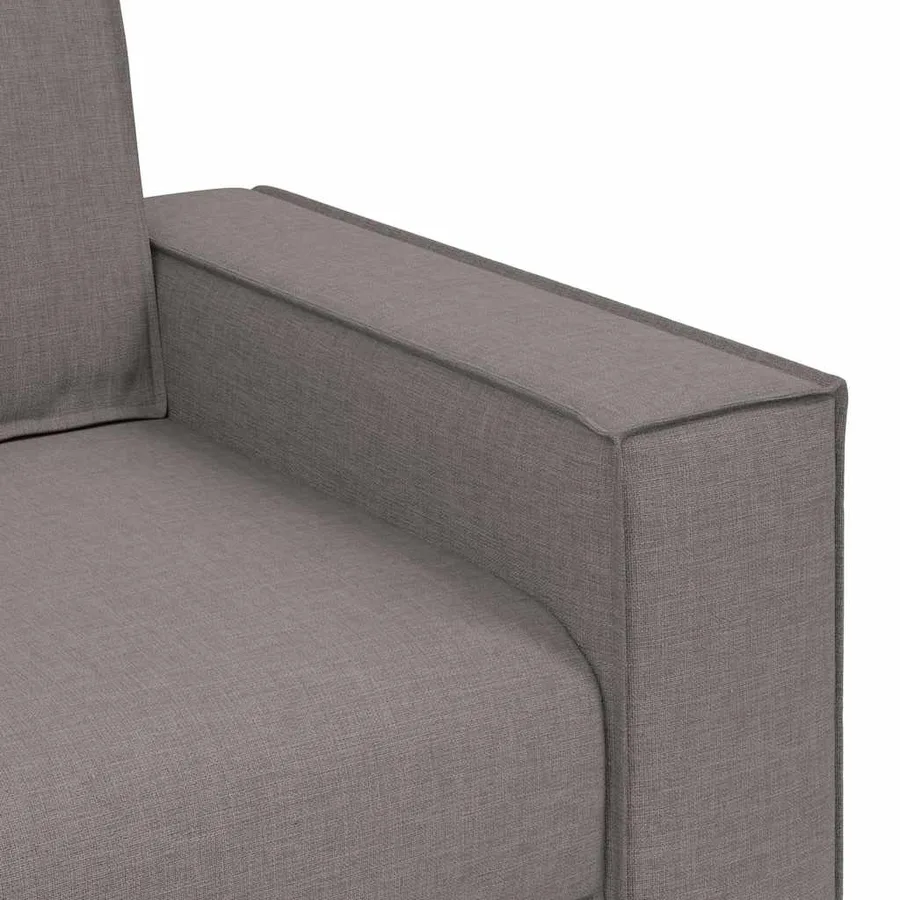 Canapé 2 places Taupe 160x78x84 cm Tissu - 7