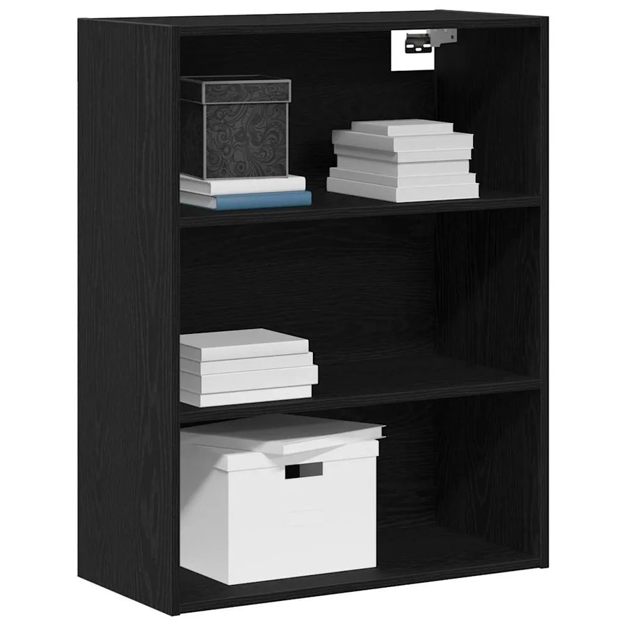 Armoire murale suspendue Chêne noir 69,5 x 32,5 x 90 cm - 3