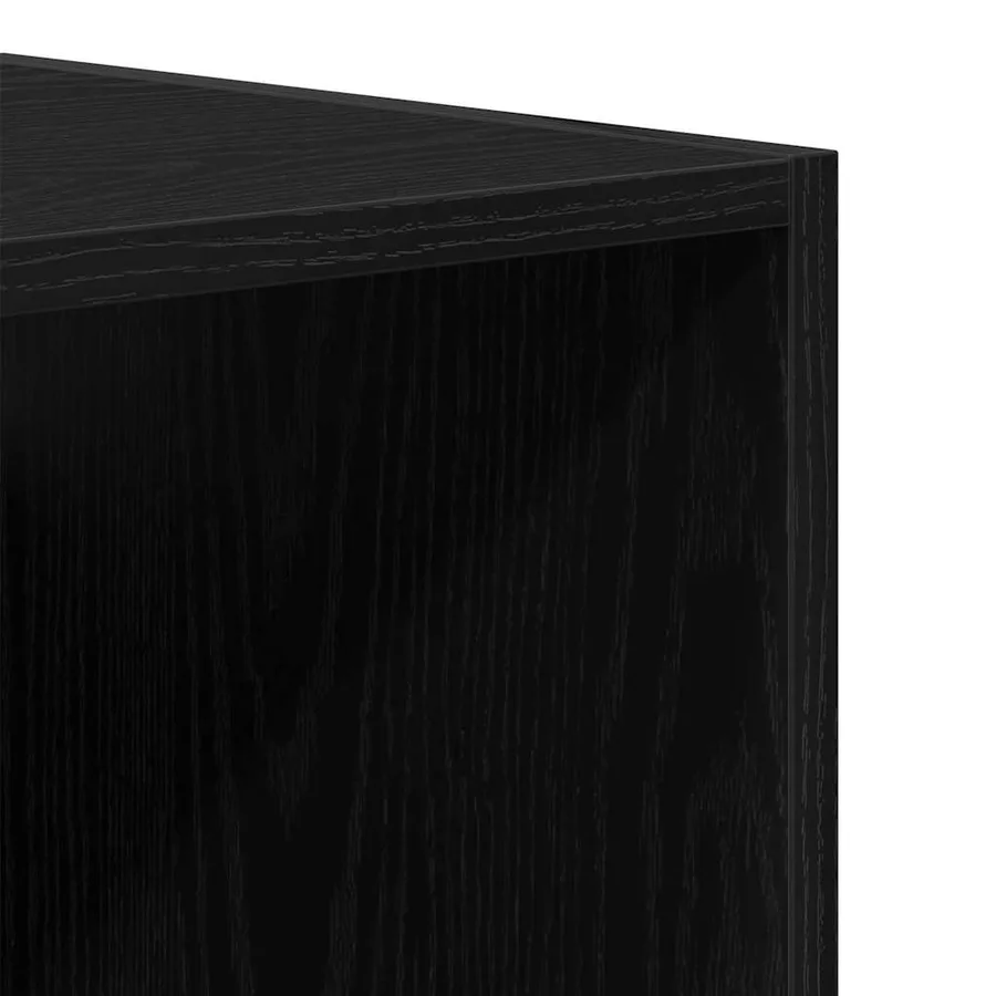 Armoire murale suspendue Chêne noir 69,5 x 32,5 x 90 cm - 9