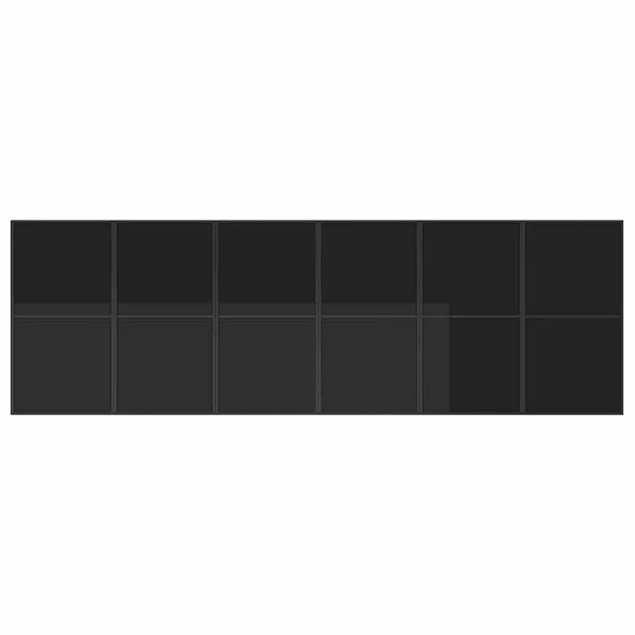 Ensemble de salle à manger pour jardin 17 pcs Noir Acier - 7