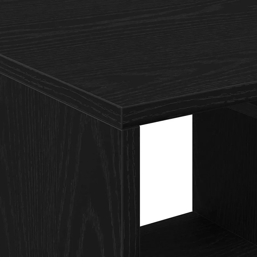 Table basse Chêne noir 90 x 49 x 45 cm Bois d'ingénierie - 10