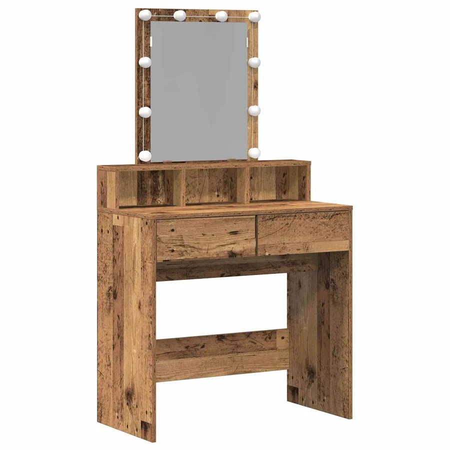 Coiffeuse Bois Ancien 80 x 41 x 144,5 cm Bois d'ingénierie - 2