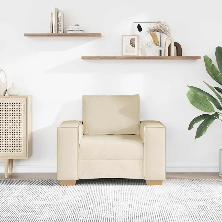 Canapé Fauteuil Lin 100x78x84 cm - 3