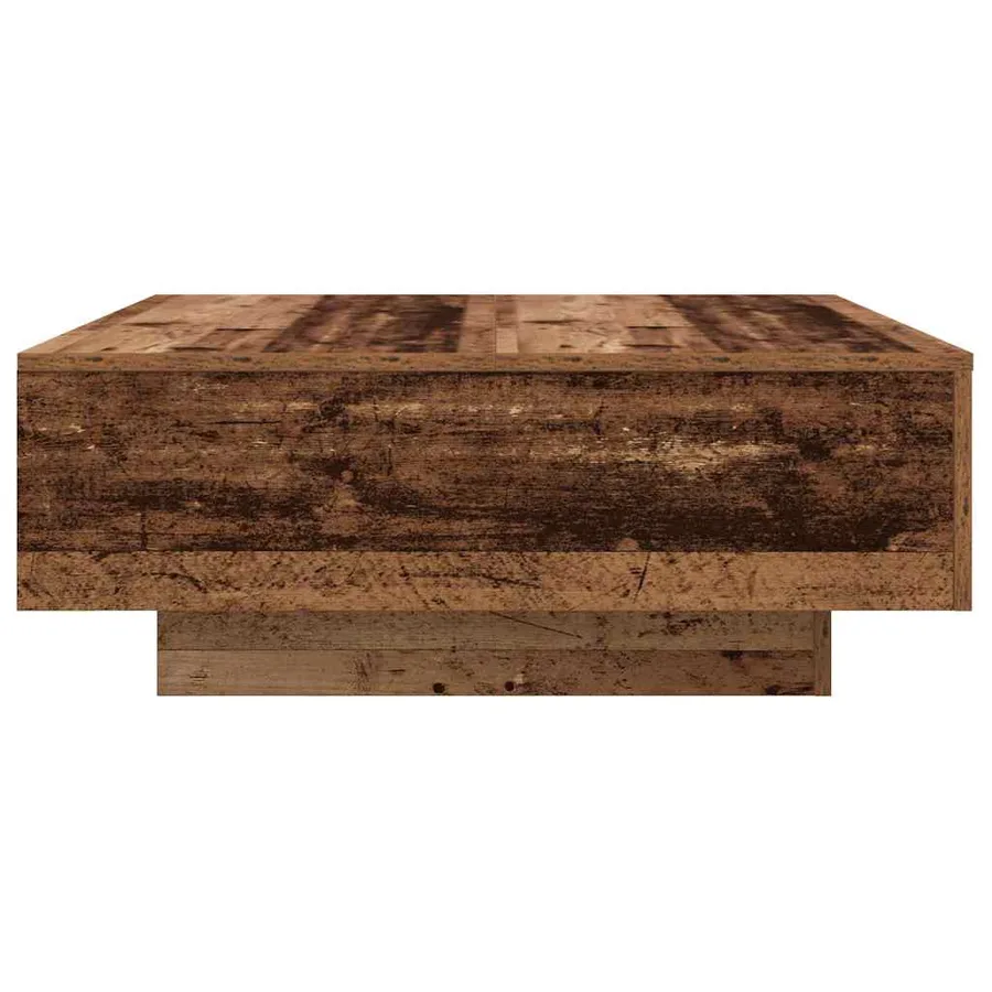 Table basse Ancien Bois et Bleu 80 x 80 x 31 cm - 7