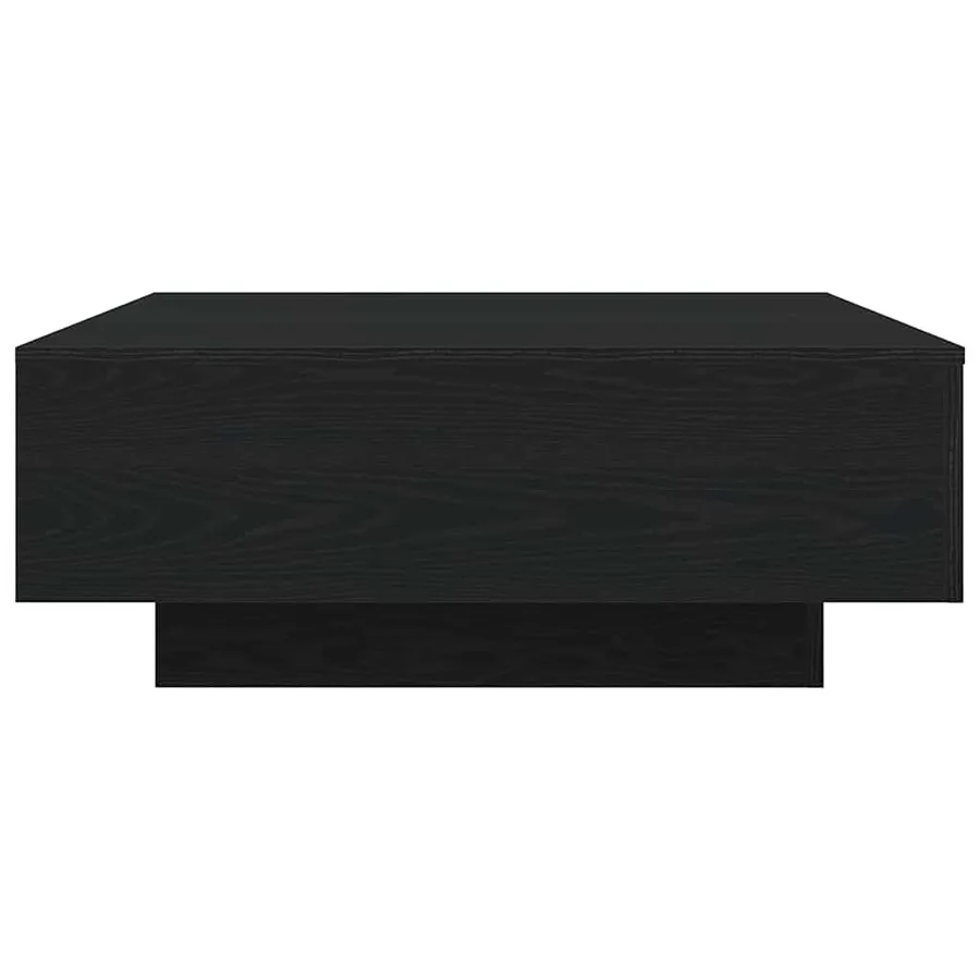Table basse Chêne noir 80 x 80 x 31 cm Bois d'ingénierie - 6