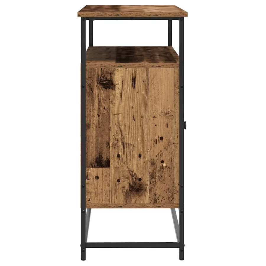 Buffet Bois ancien 100 x 35 x 80 cm Bois d'ingénierie - 7