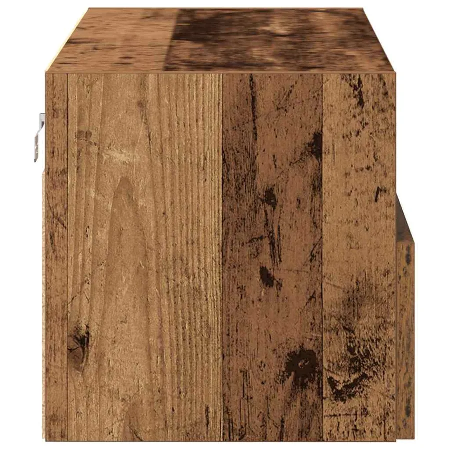Meuble TV mural Bois ancien 100 x 30 x 30 cm Bois d'ingénierie - 7