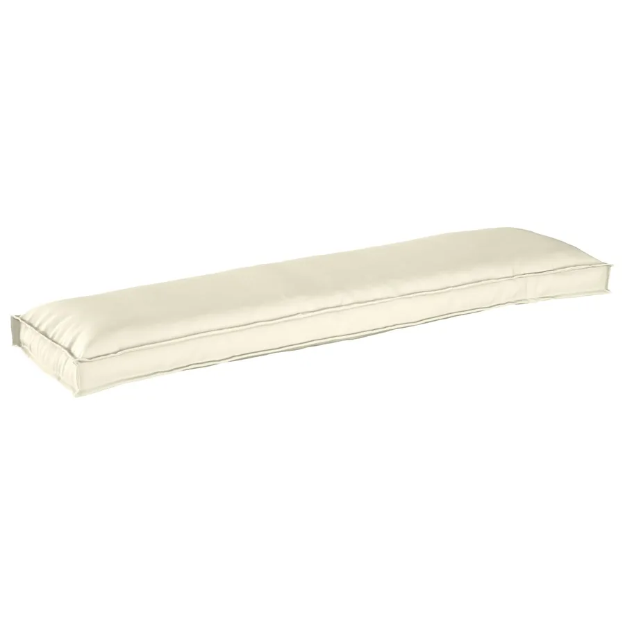 Set de coussins de palette 2 pcs Crème 150 x 40 x 8 cm - 2