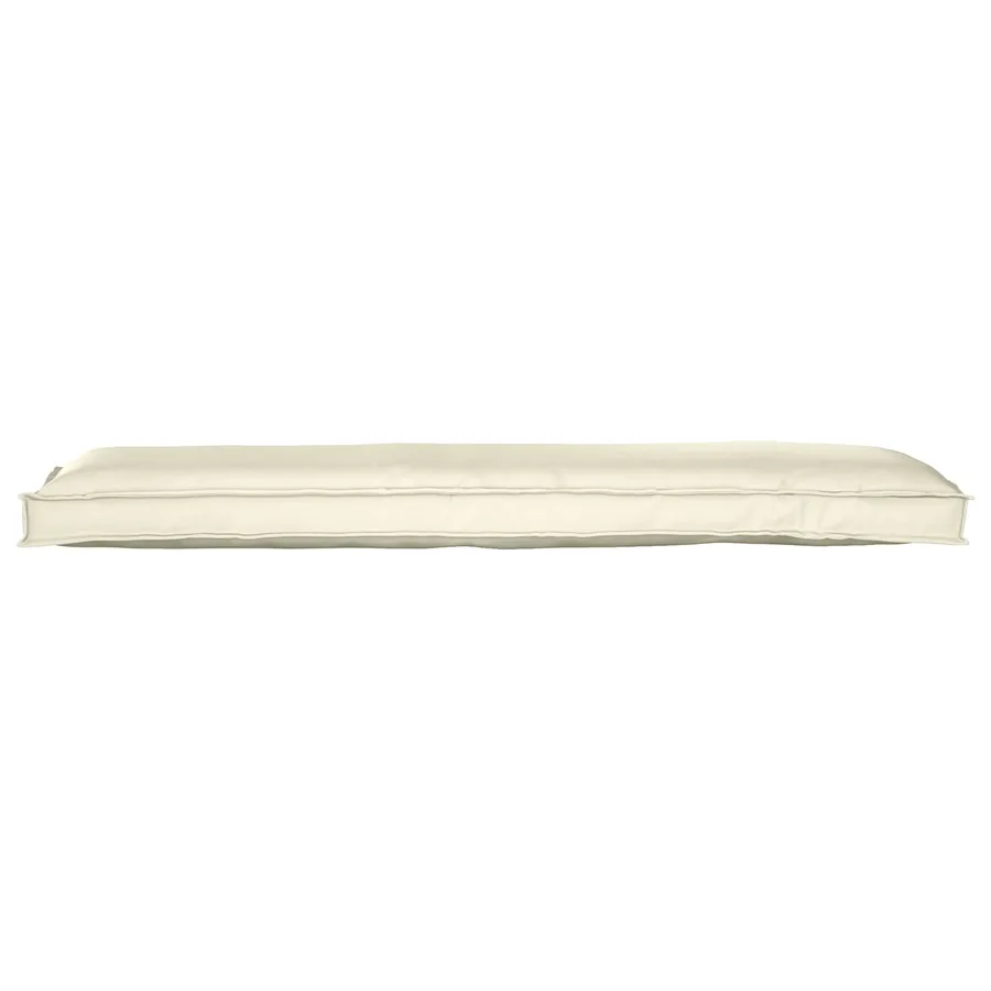Set de coussins de palette 2 pcs Crème 150 x 40 x 8 cm - 3