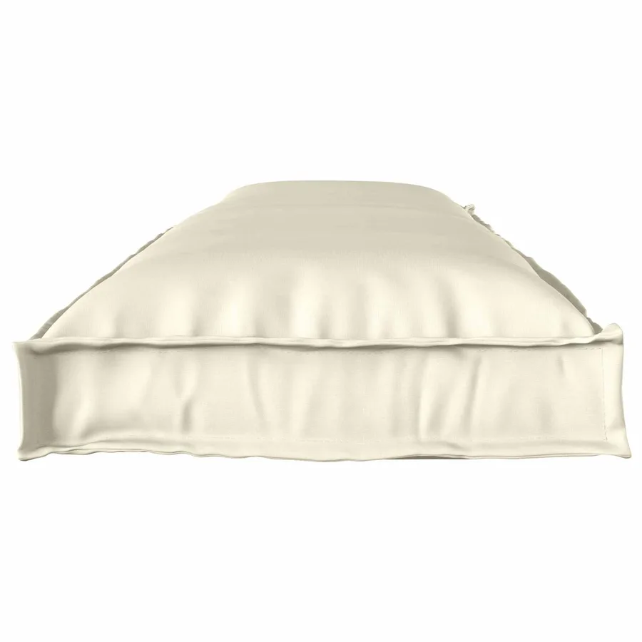 Set de coussins de palette 2 pcs Crème 150 x 40 x 8 cm - 4