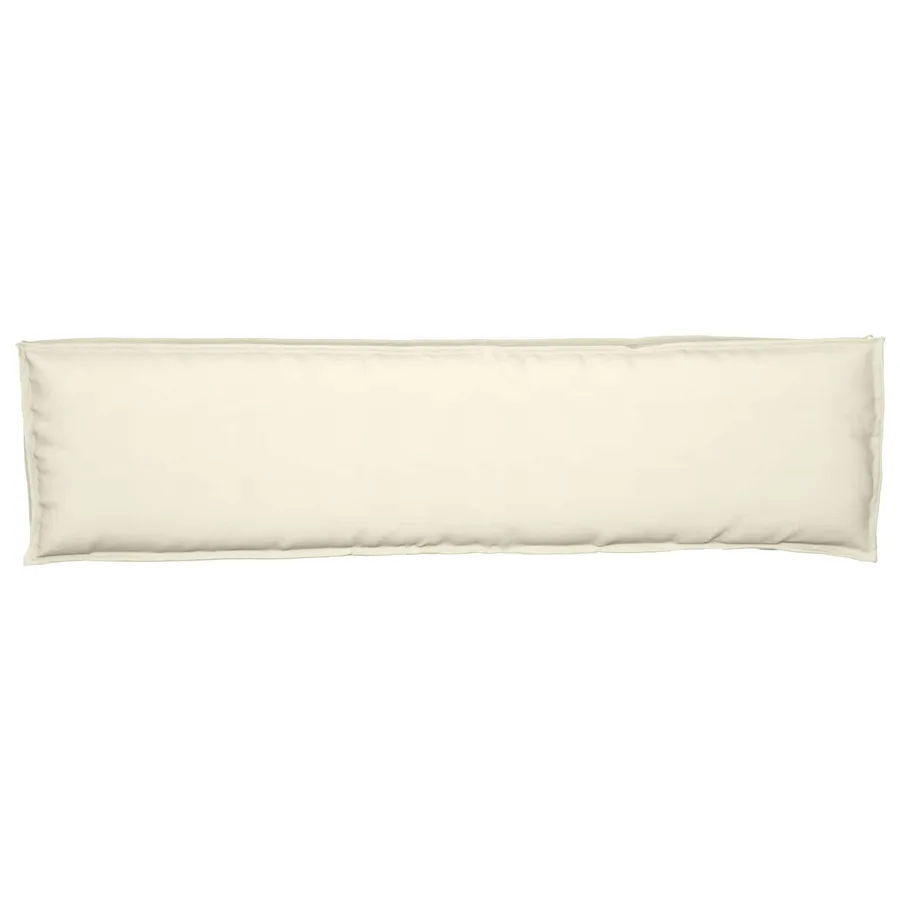 Set de coussins de palette 2 pcs Crème 150 x 40 x 8 cm - 5